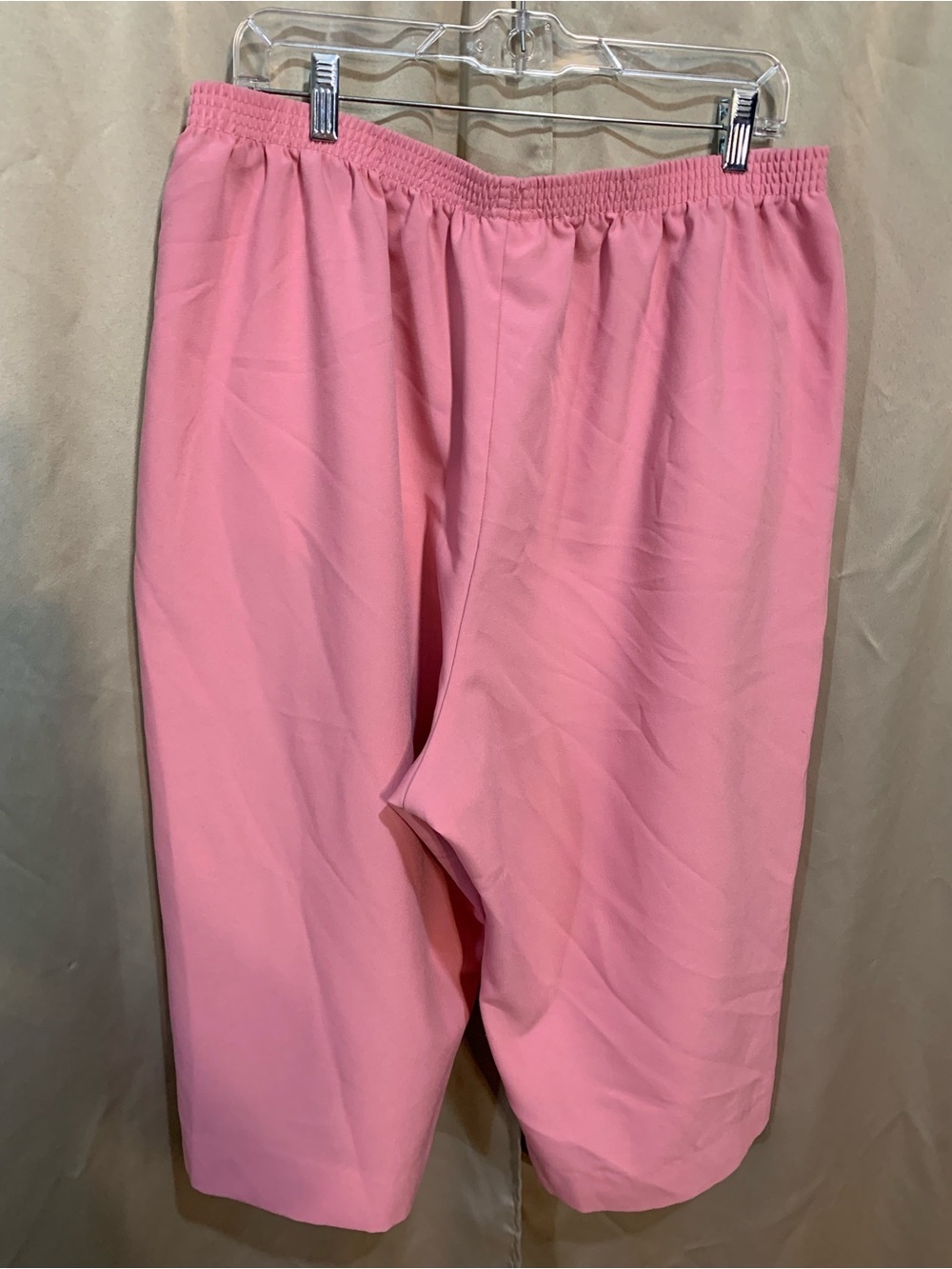 Alfred Dunner Pink Elastic Waist Casual Pants 132/4 - Picture 3 of 3
